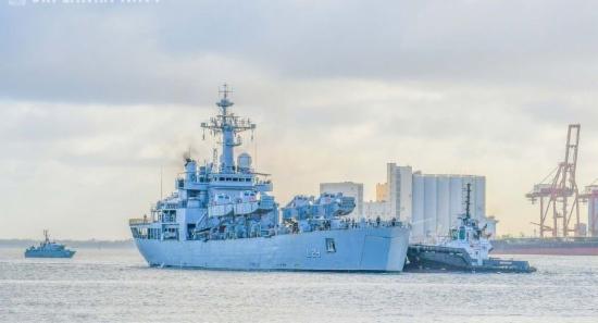 Indian Navy's INS Airavat Docks in Colombo